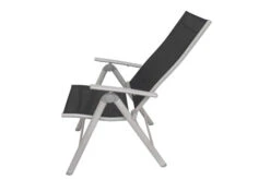 VILLANA Multipositionssessel, Silber/schwarz, Aluminium/Textil, 67 X 58 X 113 Cm, Klappbar -Ausgewählte Gartenmöbelgeschäfte 10 13397.jpg