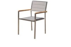 OUTFLEXX Sitzgruppe, Silber, Edelstahl/Teak, Esstisch 180 X 90 Cm, 6 Stapelstühle Gepolstert -Ausgewählte Gartenmöbelgeschäfte 10 14191.jpg