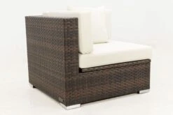 OUTFLEXX Eckelement, Braun Marmoriert, Polyrattan, 85 X 85 X 70 Cm, Wasserfeste Kissenbox -Ausgewählte Gartenmöbelgeschäfte 10 15734 6 BOX.jpg