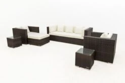 OUTFLEXX Loungemöbel-Set, Braun Marmoriert, Polyrattan, 6 Pers, Wasserfeste Kissenbox -Ausgewählte Gartenmöbelgeschäfte 10 16063 BOX A.jpg