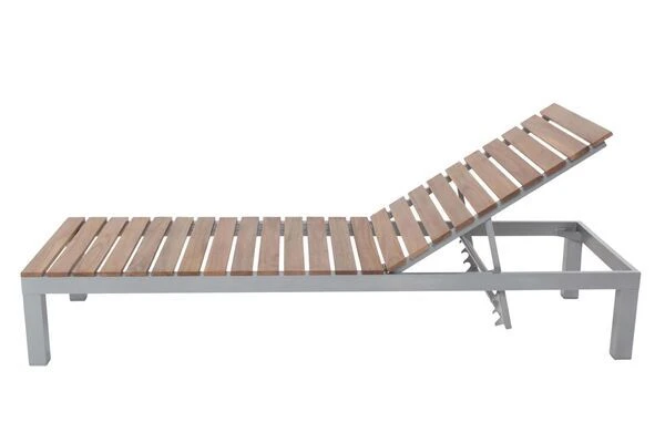 VILLANA Gartenliege, Alu / FSC-Akazienholz, 200 X 70 X 33 Cm, 4-Stufen Verstellbar 14 VILLANA Gartenliege, Alu / FSC-Akazienholz, 200 X 70 X 33 Cm, 4-Stufen Verstellbar – Bild 13