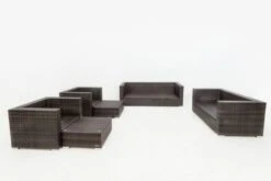 OUTFLEXX Loungemöbel-Set, Braun Marmoriert, Polyrattan, 9 Pers, Wasserfeste Kissenbox -Ausgewählte Gartenmöbelgeschäfte 11 16062 BOX A.jpg