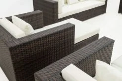 OUTFLEXX Loungemöbel-Set, Braun Marmoriert, Polyrattan, 9 Pers, Wasserfeste Kissenbox, Inkl. Beistelltisch -Ausgewählte Gartenmöbelgeschäfte 11 16062 BOX B.jpg