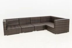 OUTFLEXX Loungemöbel-Set, 5 Pers, Braun Marmoriert, Polyrattan, Wasserfeste Kissenbox -Ausgewählte Gartenmöbelgeschäfte 11 16064 BOX A.jpg
