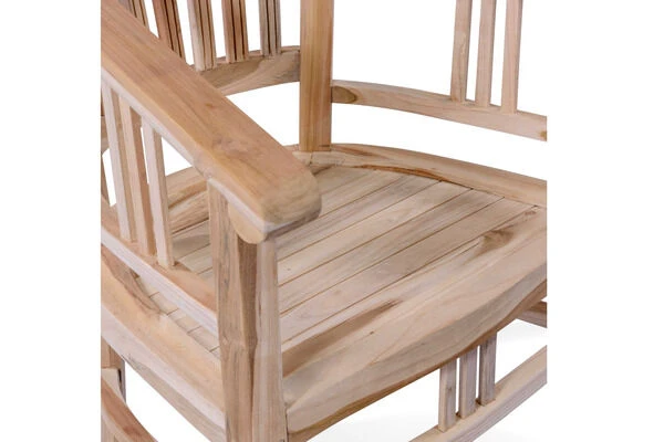 OUTFLEXX Armlehnensessel, Natur, Teakholz, 61x60x84cm, Inkl. Polster 14 OUTFLEXX Armlehnensessel, Natur, Teakholz, 61x60x84cm, Inkl. Polster – Bild 12