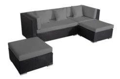 OUTFLEXX Loungemöbel-Set, Schwarz, Polyrattan, 5 Personen, Wasserfeste Kissenbox 23 OUTFLEXX Loungemöbel-Set, Schwarz, Polyrattan, 5 Personen, Wasserfeste Kissenbox -Ausgewählte Gartenmöbelgeschäfte 11 18226 BOX A.jpg
