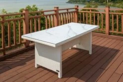 OUTFLEXX Dining Tisch, Weiß, Polyrattan, 200 X 95 Cm, Tischplatte Spraystone, 6mm 32 OUTFLEXX Dining Tisch, Weiß, Polyrattan, 200 X 95 Cm, Tischplatte Spraystone, 6mm -Ausgewählte Gartenmöbelgeschäfte 11 20667.jpg