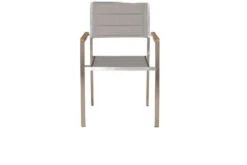 OUTFLEXX Sitzgruppe, Silber, Edelstahl/Teak, Esstisch 180 X 90 Cm, 6 Stapelstühle Gepolstert -Ausgewählte Gartenmöbelgeschäfte 12 14191.jpg