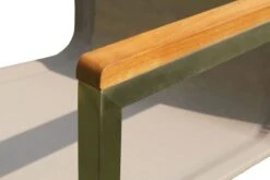 OUTFLEXX Set, Taupe, Edelstahl/Teak, Esstisch 200 X 90 Cm, 6 Stapelstühle -Ausgewählte Gartenmöbelgeschäfte 12 14213.jpg