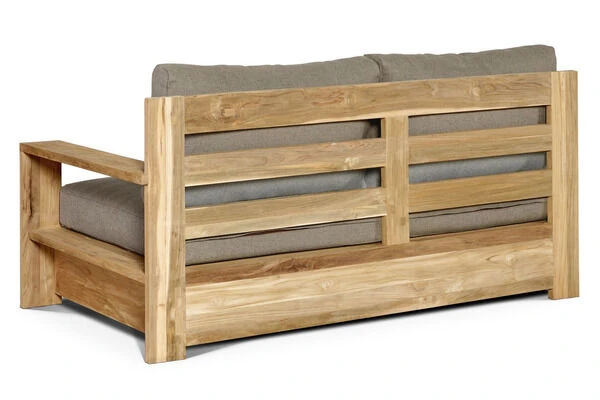 OUTFLEXX Kassel Ecklounge, Recyceltes Teakholz, Inkl. Polster Aus Olefin, Rustikal Gebürstet 14 OUTFLEXX Kassel Ecklounge, Recyceltes Teakholz, Inkl. Polster Aus Olefin, Rustikal Gebürstet – Bild 12