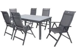 HARTMAN Alice Comfort Esstischgarnitur, Xerix, Alu/Textilene, Tisch 180/240x100cm, 6 Multipositionssessel -Ausgewählte Gartenmöbelgeschäfte 12 19331.jpg