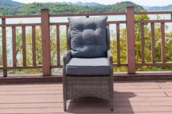 OUTFLEXX Dining Sessel, Grau, Polyrattan, 78 X 63 X 93 Cm, Rücken Stufenlos Verstellbar -Ausgewählte Gartenmöbelgeschäfte 15 18369.jpg