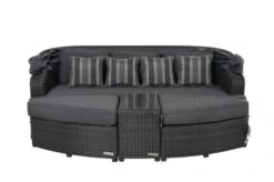 OUTFLEXX Houston Loungebett, Grau, Polyrattan, Doppel-halbrund, Viele Stellmöglichkeiten, Dach Klappbar -Ausgewählte Gartenmöbelgeschäfte 15 18543.jpg