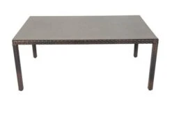 OUTFLEXX Dining Tisch, Braun Marmoriert, Polyrattan, 180 X 100 Cm, Tischplatte Spraystone, 6mm -Ausgewählte Gartenmöbelgeschäfte 15 20665.jpg