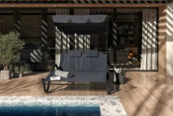 OUTFLEXX Doppelliege, Anthrazit, Polyester/Stahl Pulverbeschichtet, 205x138x34cm, Inkl. Nackenkissen, Rollbar -Ausgewählte Gartenmöbelgeschäfte 16102 CGI 02.jpg