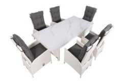 OUTFLEXX Dining Set, Weiß, Polyrattan, Tisch 200x95cm, Spraystone 6mm, 6 Dining Sessel Verstellbar -Ausgewählte Gartenmöbelgeschäfte 17 20672.jpg