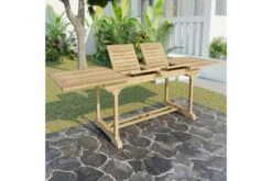 OUTFLEXX Ontario Ausziehtisch, Natur, Teakholz, 195/295x90cm, Fein Geschliffen -Ausgewählte Gartenmöbelgeschäfte 18311 2.jpg