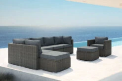 OUTFLEXX Loungemöbel-Set, Grau, Polyrattan, 8Personen, Mit Sessel, Verstellbare Sitzflächen, Wasserfeste Kissenbox -Ausgewählte Gartenmöbelgeschäfte 18365 BOX 11 CGI.jpg