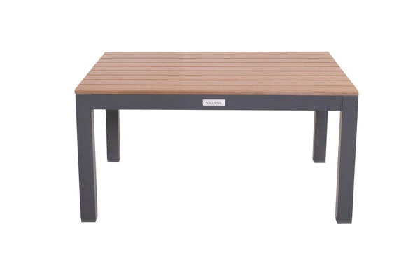 VILLANA Eck-Loungegruppe, Anthrazit/grau Meliert, Alu/Holzimitat/Polyester, 5 Personen, Inkl. Kissen 22 VILLANA Eck-Loungegruppe, Anthrazit/grau Meliert, Alu/Holzimitat/Polyester, 5 Personen, Inkl. Kissen – Bild 20