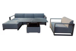 OUTFLEXX Loungeset, Flanelle, Alu/Sunbrella, Für 5 Personen, Höhenverstellbarer Loungetisch -Ausgewählte Gartenmöbelgeschäfte 19 21596.jpg