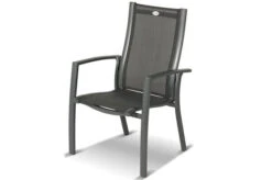 HARTMAN Belcampo Dining III Sessel, Xerix / Dunkelgrau, Alu / Textilene, 67 X 68 X 100 Cm