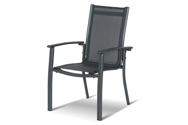 HARTMAN Alice Comfort Stapelsessel, Xerix/anthrazit, Alu/Textilene, 68x65x107cm 3 HARTMAN Alice Comfort Stapelsessel, Xerix/anthrazit, Alu/Textilene, 68x65x107cm