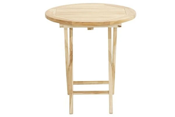 Klapptisch Lexington Aus ECO-Teakholz Von Ploß, Ø 70x75 Cm 3 Klapptisch Lexington Aus ECO-Teakholz Von Ploß, Ø 70x75 Cm