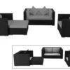 OUTFLEXX Loungemöbel-Set, 5 Personen, Schwarz, Polyrattan, Wasserfeste Kissenbox -Ausgewählte Gartenmöbelgeschäfte 1 1299 BOX A.jpg