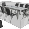 OUTFLEXX Premium Abdeckhaube Für Sitzgruppen, Schwarz, Wasserbeständig, 252 X 212 X 92 Cm -Ausgewählte Gartenmöbelgeschäfte 1 13679.jpg