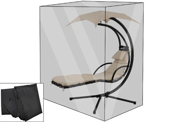 OUTFLEXX Premium Abdeckhaube Für Leco Schwingliege, Schwarz, Wasserbeständig, 187 X 82 X 212 Cm 3 OUTFLEXX Premium Abdeckhaube Für Leco Schwingliege, Schwarz, Wasserbeständig, 187 X 82 X 212 Cm