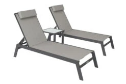 VILLANA 2er-Set Sonnenliegen, Anthrazit/grau, Alu/Textil, 198x66x32cm, Mit Beistelltisch 45x45cm -Ausgewählte Gartenmöbelgeschäfte 1 13885.jpg
