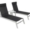 VILLANA 2er-Set Sonnenliegen, Silber/schwarz, Alu/Textil, 198x66x32cm, Mit Beistelltisch 45x45cm -Ausgewählte Gartenmöbelgeschäfte 1 13886.jpg