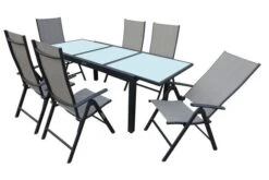 VILLANA Sitzgruppe, Anthrazit/grau, Alu/Textil, Tisch 160/220 Cm, 6 Multipositionssessel -Ausgewählte Gartenmöbelgeschäfte 1 13891.jpg