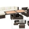 OUTFLEXX Loungemöbel-Set, Braun Marmoriert, Polyrattan, 5 Pers, Wasserfeste Kissenbox, Inkl. Loungetisch -Ausgewählte Gartenmöbelgeschäfte 1 16065 BOX D.jpg