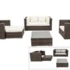 OUTFLEXX Loungemöbel-Set, Polyrattan, Braun Marmoriert, 5 Pers, Wasserfeste Kissenbox, Inkl. Beistelltisch -Ausgewählte Gartenmöbelgeschäfte 1 16066 BOX B.jpg