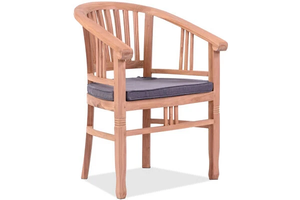 OUTFLEXX Armlehnensessel, Natur, Teakholz, 61x60x84cm, Inkl. Polster 3 OUTFLEXX Armlehnensessel, Natur, Teakholz, 61x60x84cm, Inkl. Polster