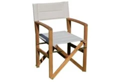 Ploß Regiestuhl, Creme/natur, FSC-Akazie/Polyester, 56 X 55 X 88 Cm