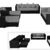 OUTFLEXX Loungemöbel-Set, Schwarz, Polyrattan, Für 9 Personen, Wasserfeste Kissenbox -Ausgewählte Gartenmöbelgeschäfte 1 1716 BOX A.jpg