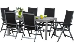 KETTLER Basic Plus Esstischgarnitur, Silber/anthrazit, Alu/Textilene, 180/240x90cm, 6 Multipositionssessel -Ausgewählte Gartenmöbelgeschäfte 1 17233.jpg