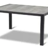HARTMAN Tanger Esstisch, Xerix/grey Wood, Aluminium/Keramik, 168x105cm
