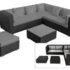 OUTFLEXX Loungemöbel-Set, Schwarz, Polyrattan, 6 Personen, Wasserfeste Kissenbox, Inkl. Kaffeetisch 1 OUTFLEXX Loungemöbel-Set, Schwarz, Polyrattan, 6 Personen, Wasserfeste Kissenbox, Inkl. Kaffeetisch -Ausgewählte Gartenmöbelgeschäfte 1 18229 BOX B.jpg