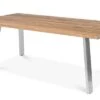 OUTFLEXX Esstisch, Edelstahl/recyceltes FSC®-Teak, 160x90cm, A-Gestell, Rustikal Gebürstet -Ausgewählte Gartenmöbelgeschäfte 1 18319.jpg