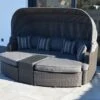 OUTFLEXX Houston Loungebett, Grau, Polyrattan, Doppel-halbrund, Viele Stellmöglichkeiten, Dach Klappbar -Ausgewählte Gartenmöbelgeschäfte 1 18543.jpg
