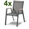 HARTMAN 4er Set Aruba Stapelsessel, Xerix/anthrazit, Alu/Textilene, Mit FSC Teak-Armlehnen -Ausgewählte Gartenmöbelgeschäfte 1 18665.jpg