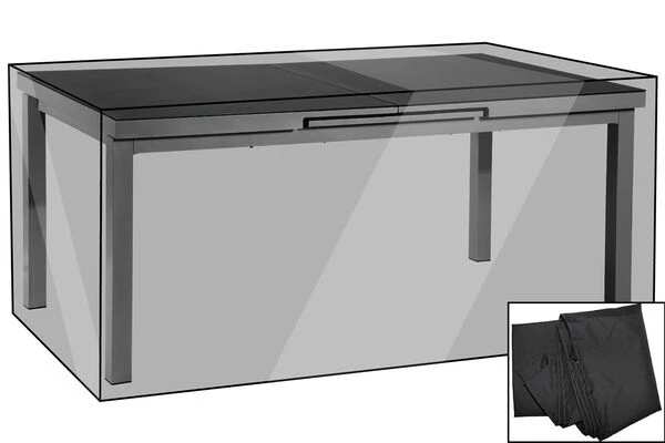 OUTFLEXX Premium Abdeckhaube, Für Esstische, Schwarz, 222 X 122 X 74 Cm, Wasserbeständig 3 OUTFLEXX Premium Abdeckhaube, Für Esstische, Schwarz, 222 X 122 X 74 Cm, Wasserbeständig
