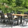 HARTMAN Sondermodell Yasmani/Da Vinci Esstischgruppe, Xerix, Alu/Teakholz, 240x100cm, 6 Stapel-, 2 Multipositionssessel -Ausgewählte Gartenmöbelgeschäfte 1 19034.jpg