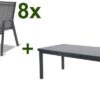 HARTMAN Aruba Esstischgarnitur, Xerix, Alu/Textilene, Tisch 180/240x100cm, 8 Stapelsessel 2 HARTMAN Aruba Esstischgarnitur, Xerix, Alu/Textilene, Tisch 180/240x100cm, 8 Stapelsessel -Ausgewählte Gartenmöbelgeschäfte 1 19346.jpg