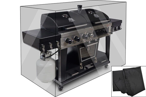 OUTFLEXX Premium Abdeckhaube, Für Grills, Z.B. 17311, Schwarz, 191 X 67 X 123 Cm, Wasserbeständig 3 OUTFLEXX Premium Abdeckhaube, Für Grills, Z.B. 17311, Schwarz, 191 X 67 X 123 Cm, Wasserbeständig