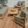 OUTFLEXX Loungemöbel, Natur/grau, Recycled FSC®-Teak/Olefin, 4 Sitzplätze, Inkl. Polster -Ausgewählte Gartenmöbelgeschäfte 1 20313.jpg