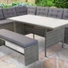OUTFLEXX Loungemöbel, Hellgrau Meliert/grau, Polyrattan/Polyester, Tisch 145x79cm, 4 Tlg., 7 Pers, Inkl. Polster 2 OUTFLEXX Loungemöbel, Hellgrau Meliert/grau, Polyrattan/Polyester, Tisch 145x79cm, 4 Tlg., 7 Pers, Inkl. Polster -Ausgewählte Gartenmöbelgeschäfte 1 20396.jpg